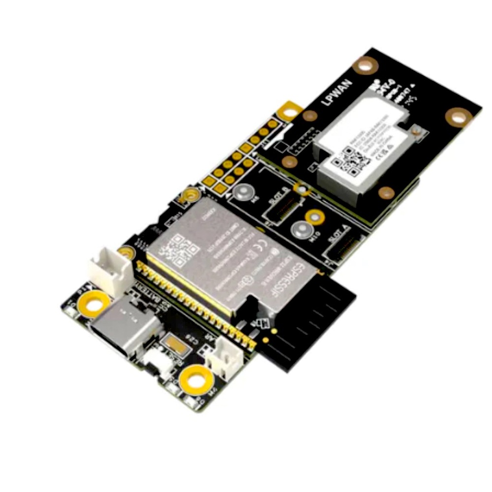 RAK Wireless RAK19007 Base Board, RAK11200 Core, and RAK13300 LoRa Module.